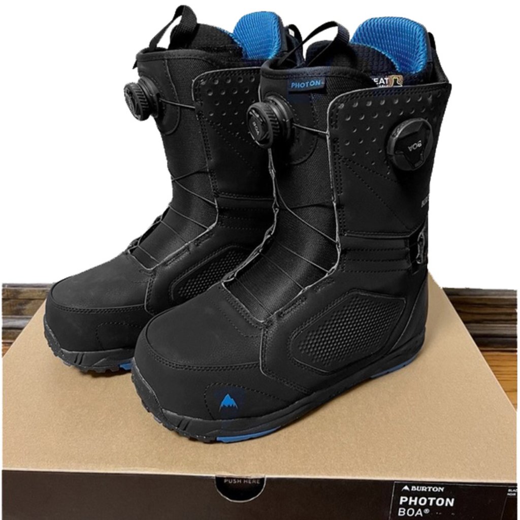 New! $440 Burton Photon Wide Boa Snowboard Boots! Size 8 Black
